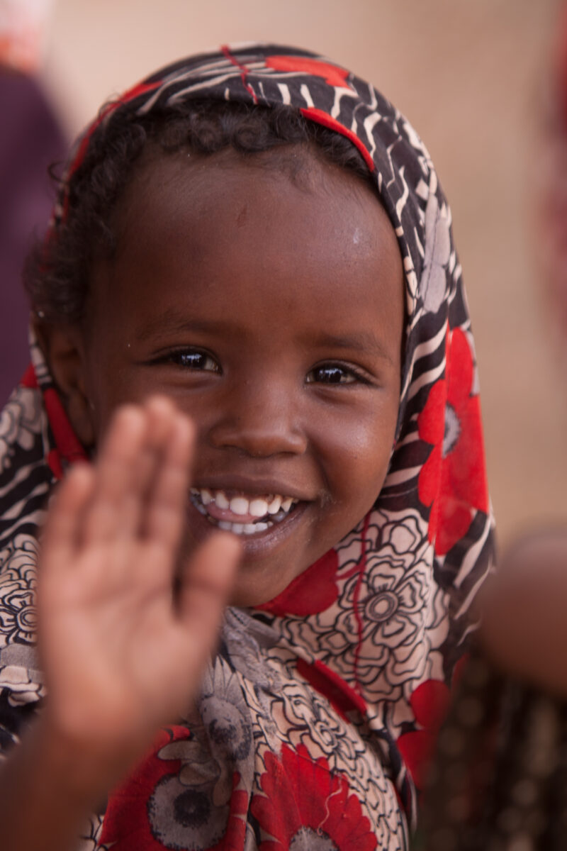 Girl in Somalia — Stock Image of young girl growing up in Somalia — Africa, East Africa, Somalia, drought, famine