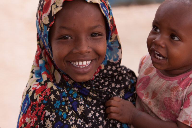 Girl in Somalia — Stock Image of young girl growing up in Somalia — Africa, East Africa, Somalia, drought, famine