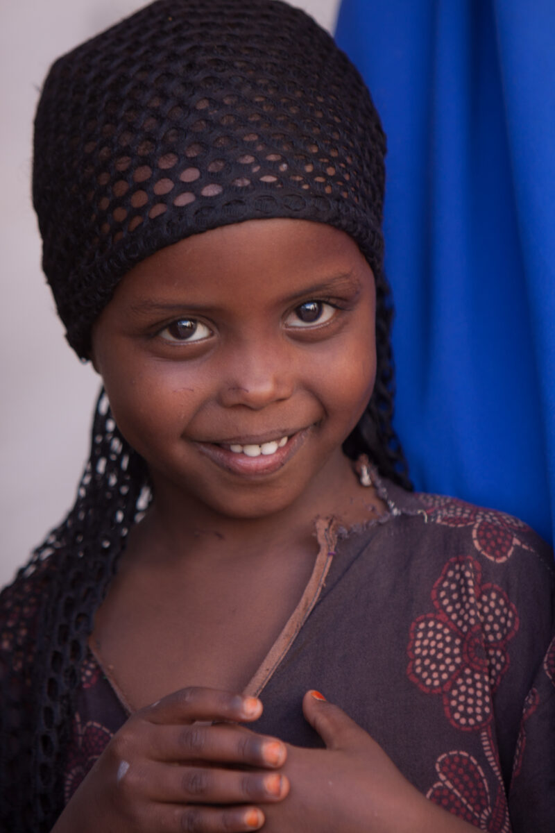 Girl in Somalia — Stock Image of young girl growing up in Somalia — Africa, East Africa, Somalia, drought, famine