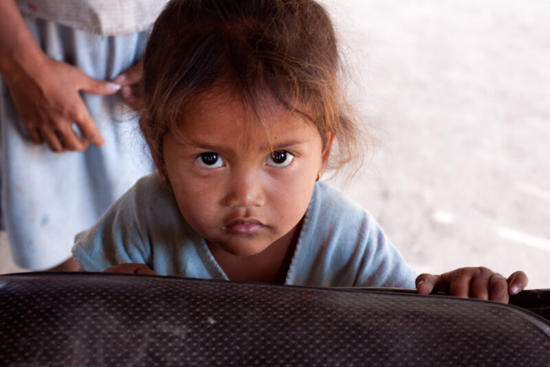 Girl in Cambodia — Stock image of a gril living in Rural Cambodia — Cambodia, Rural, children, girl, girls