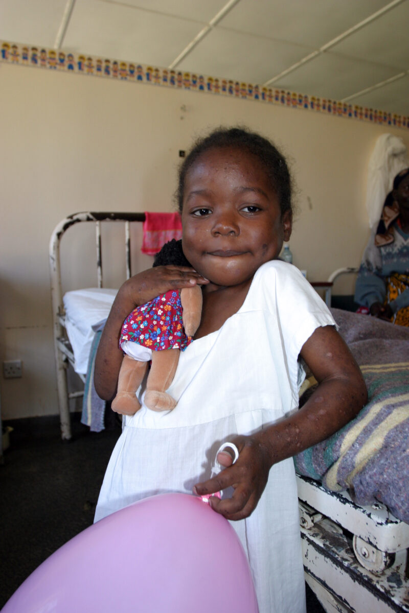 Girl in Hospital in Rwanda — Children in a rural hospital in Kenya — Kenya, Africa, ADRA, Children, hospital