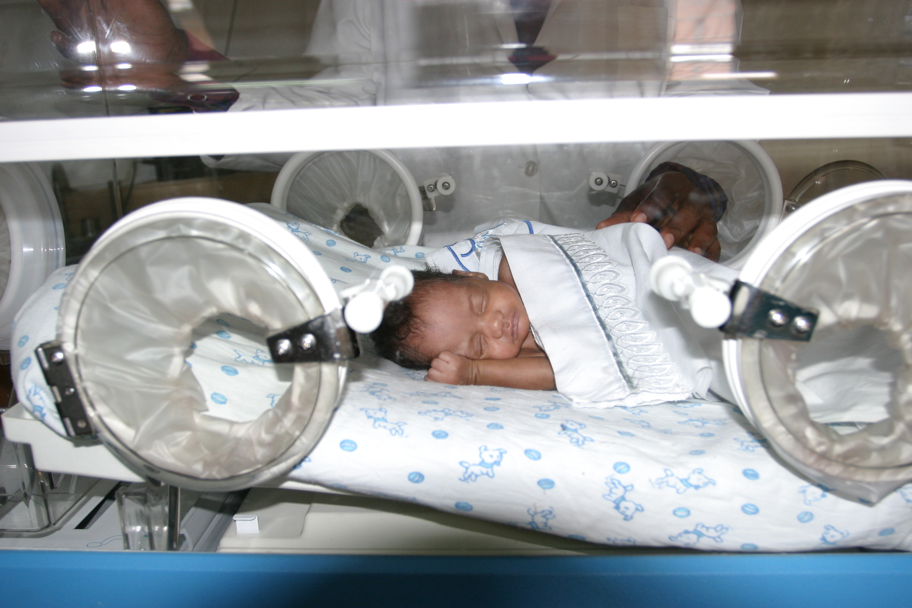 Baby in Incubator in Rwanda
