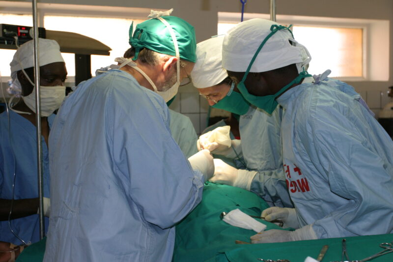 Surgery in Rwanda — Stock image of hospital operating room in Rwanda, Africa — Rwanda, Africa, health, hospital, sick