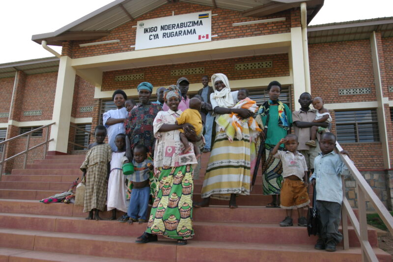 Health Clinic in Rwanda — Health clinic built in a new settlement for returning refugees, after the genocide in Rwanda, by the Canadian government — Rwanda, ...