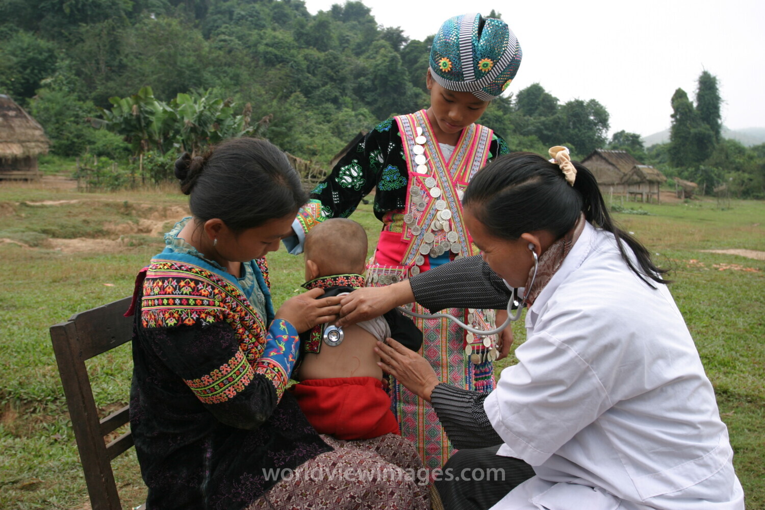 Doctor Visits Village in Laos