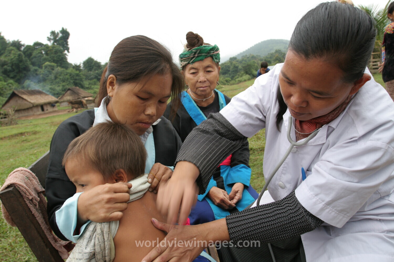 Doctor Visits Village in Laos