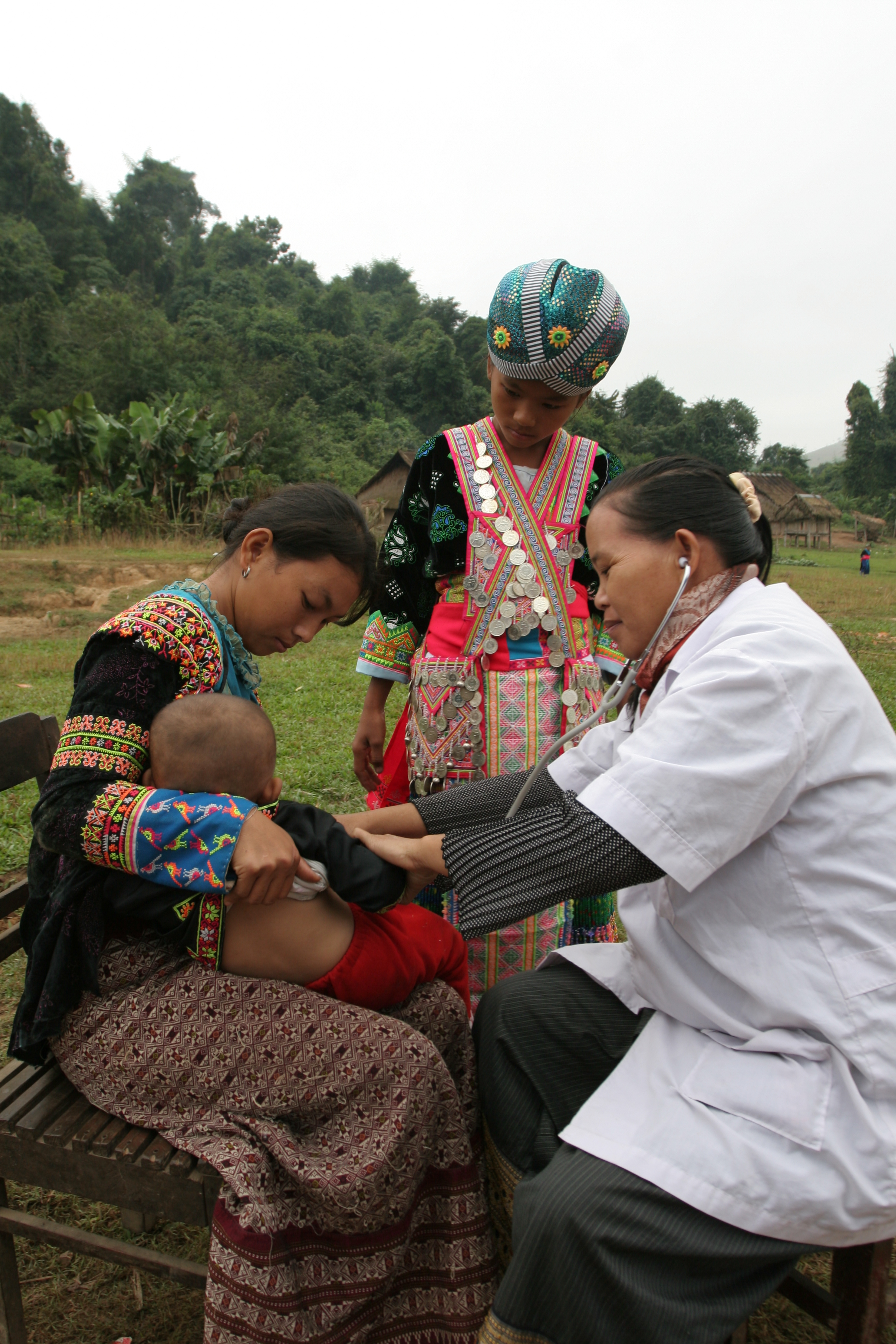 Doctor Visits Village in Laos
