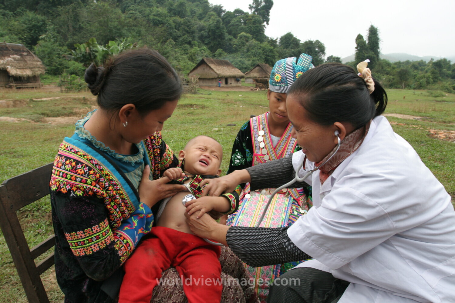 Doctor Visits Village in Laos