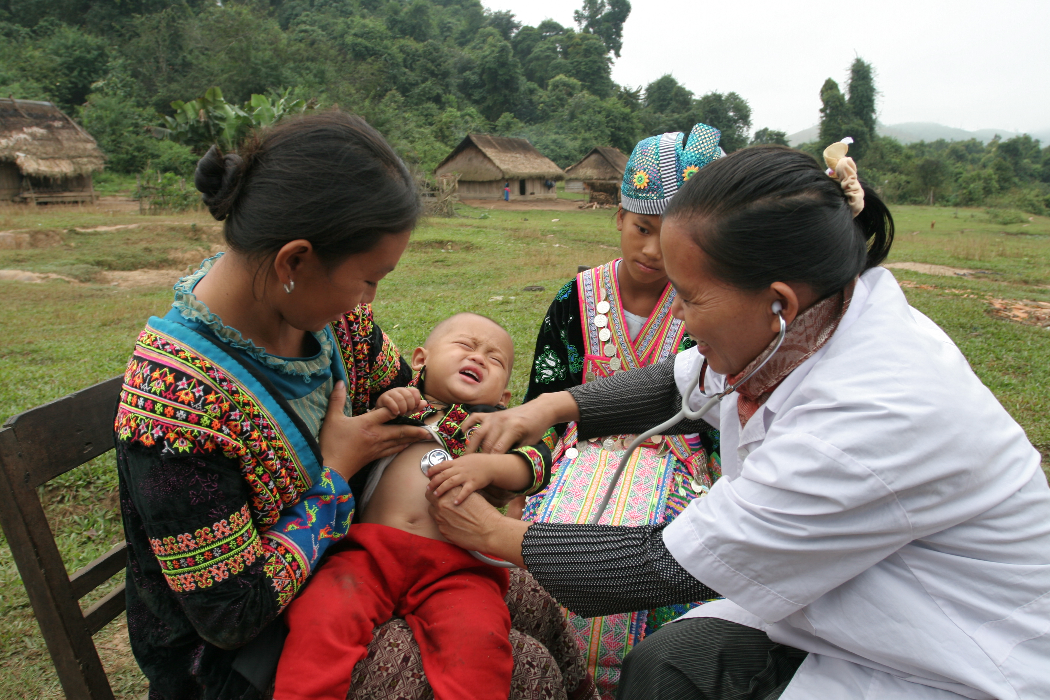 Doctor Visits Village in Laos
