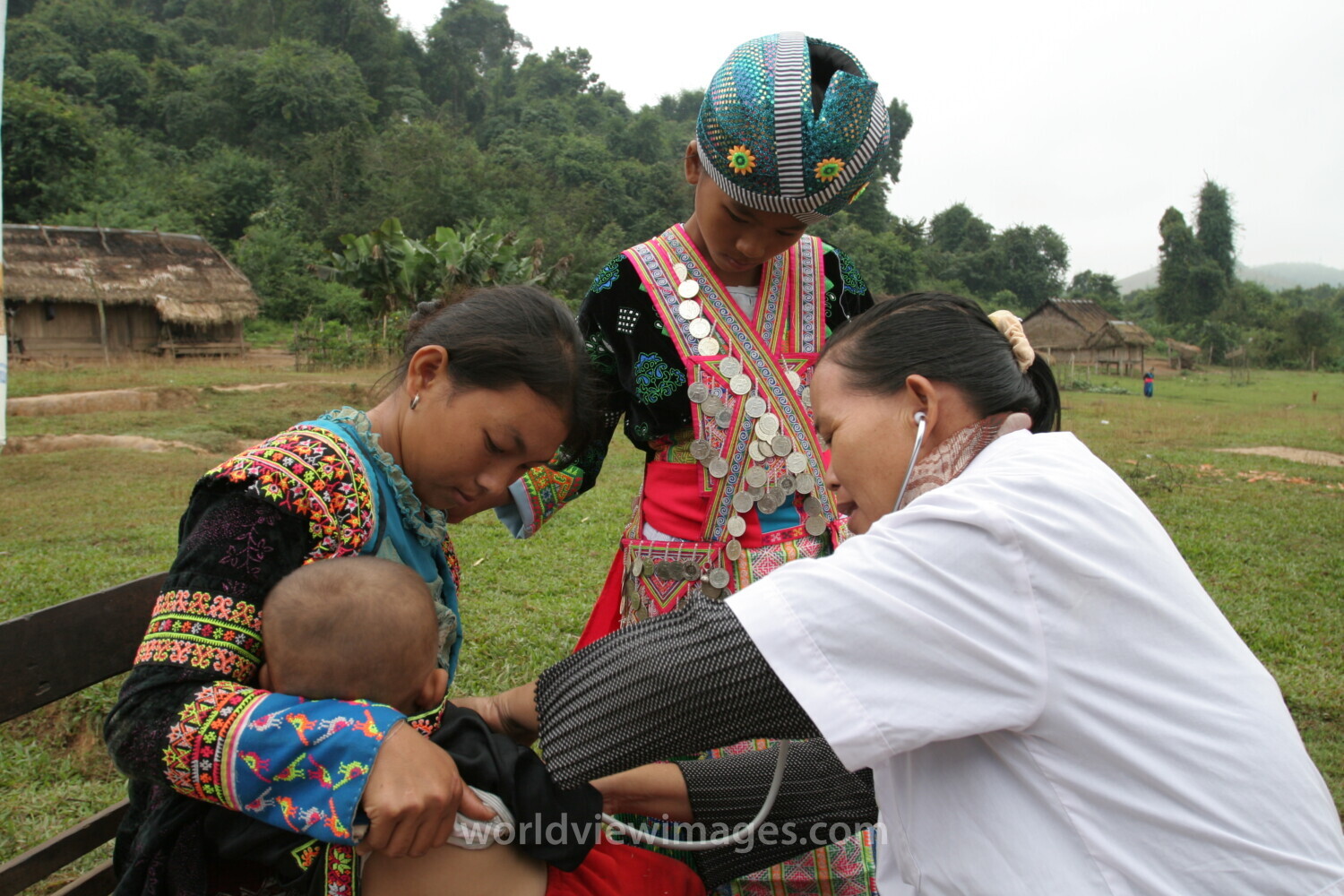 Doctor Visits Village in Laos