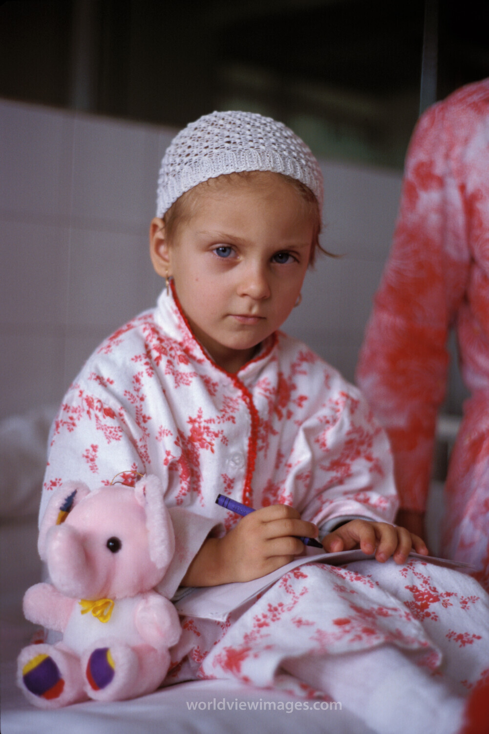 Girl in Hospital in Romania