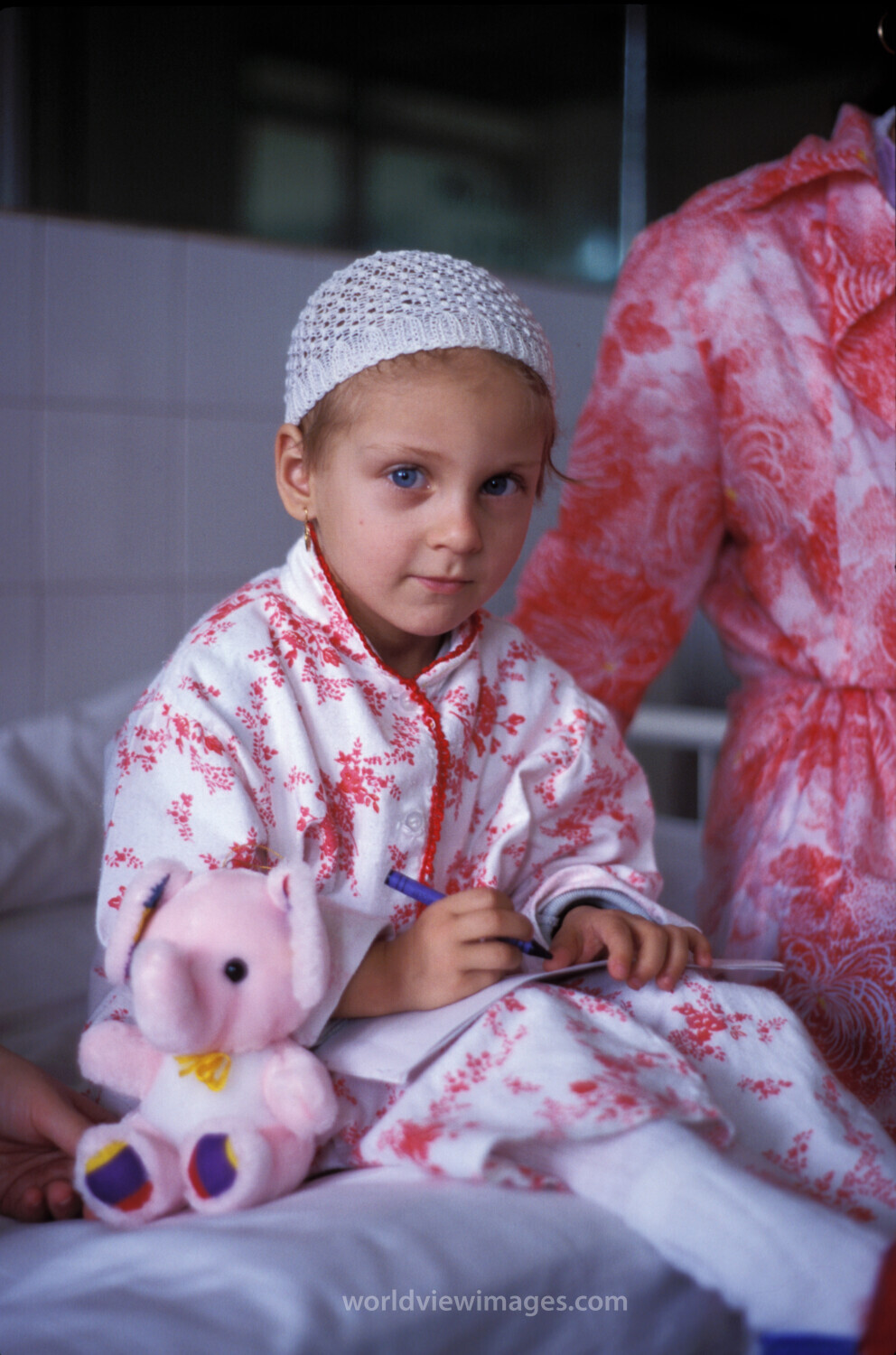 Girl in Hospital in Romania