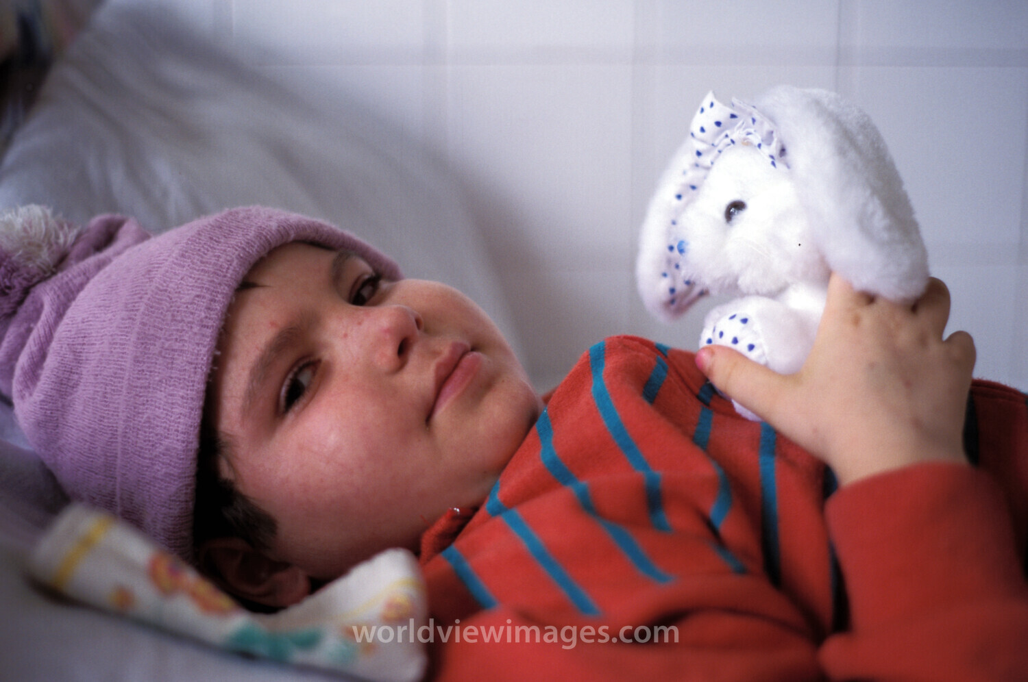 Girl in Hospital in Romania