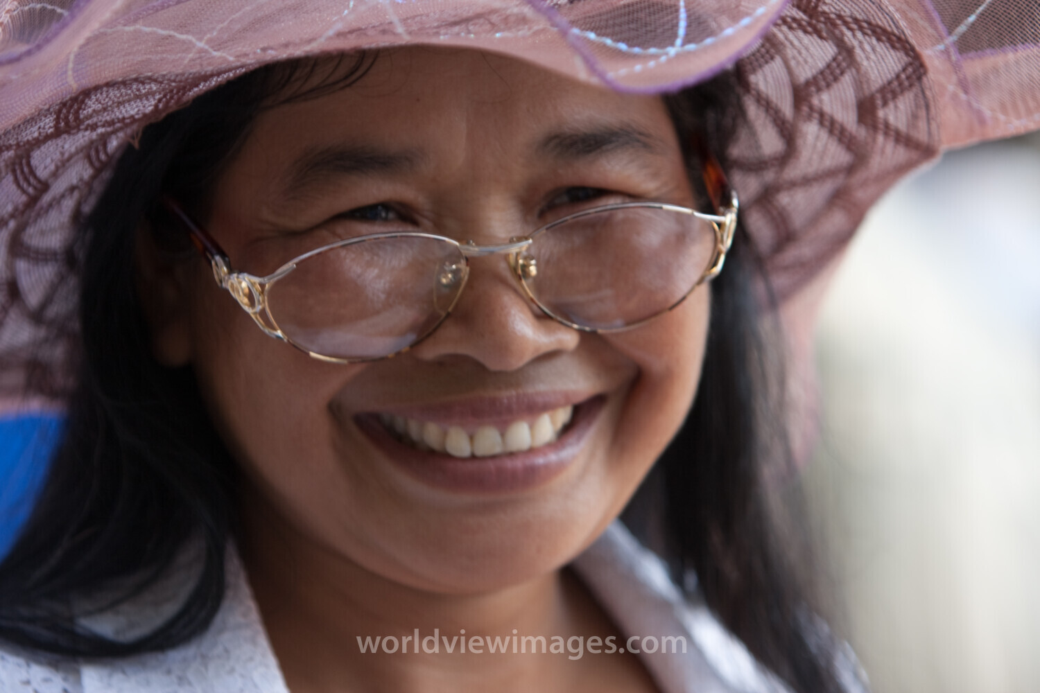 Getting New Glasses in cambodia