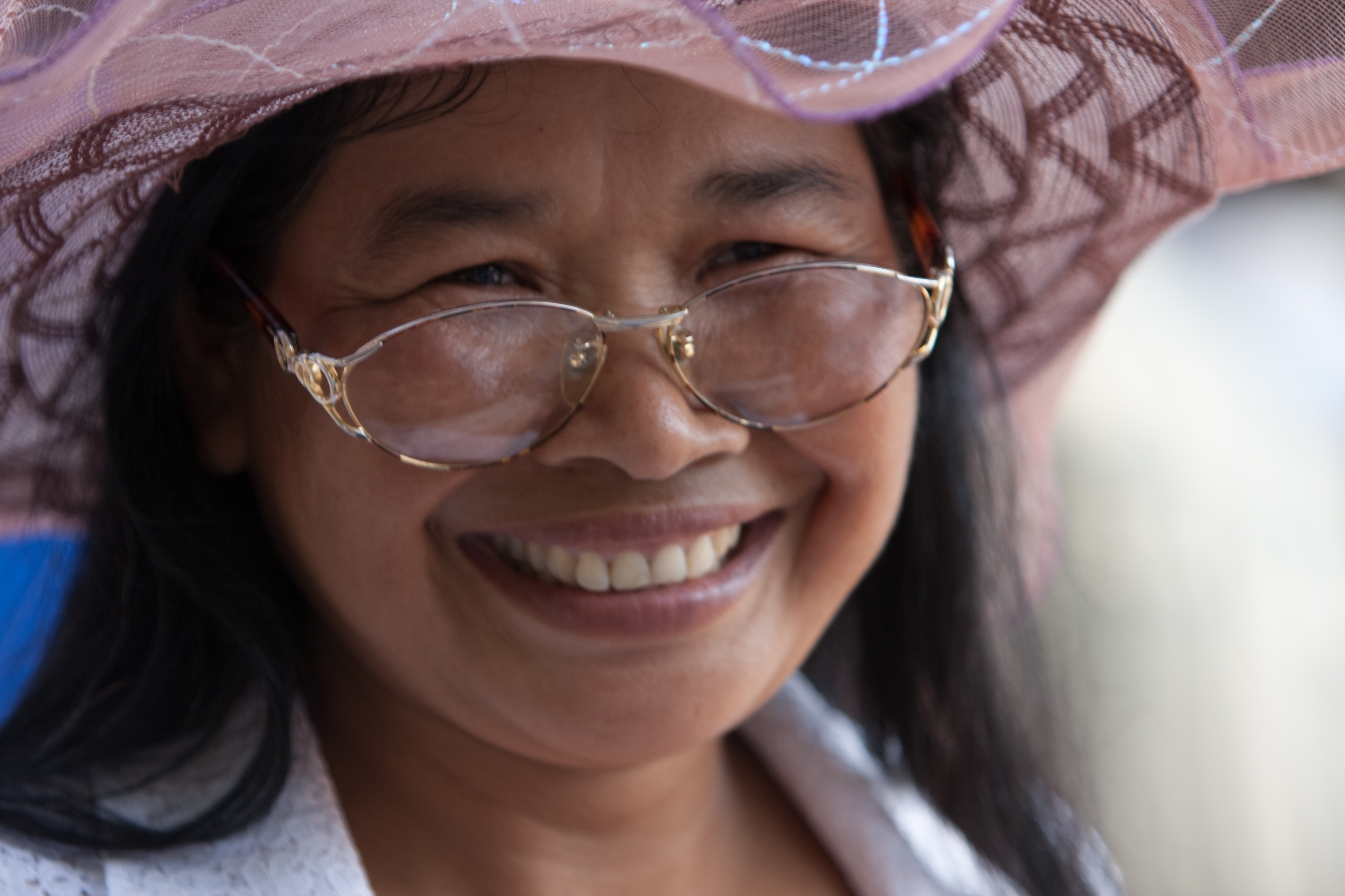 Getting New Glasses in cambodia