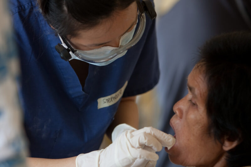 Dental Work in Cambodia — People have free dental work done at a clinic staffed by volunteers from the US — Cambodia, health, dentestry, dental, checkup