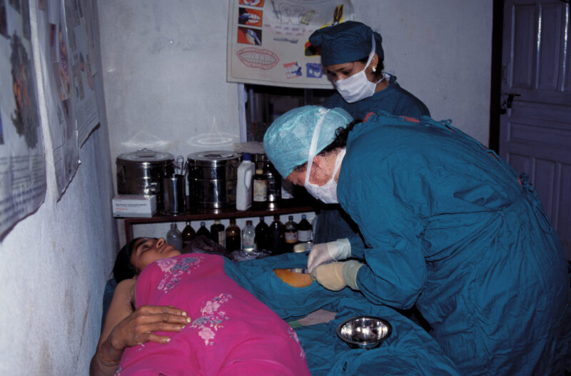 Getting Nuroplant — Woman in Nepal gets Nuroplant form of birth control. — Nepal, Health, Family Planning, Nuroplant, Birth Control