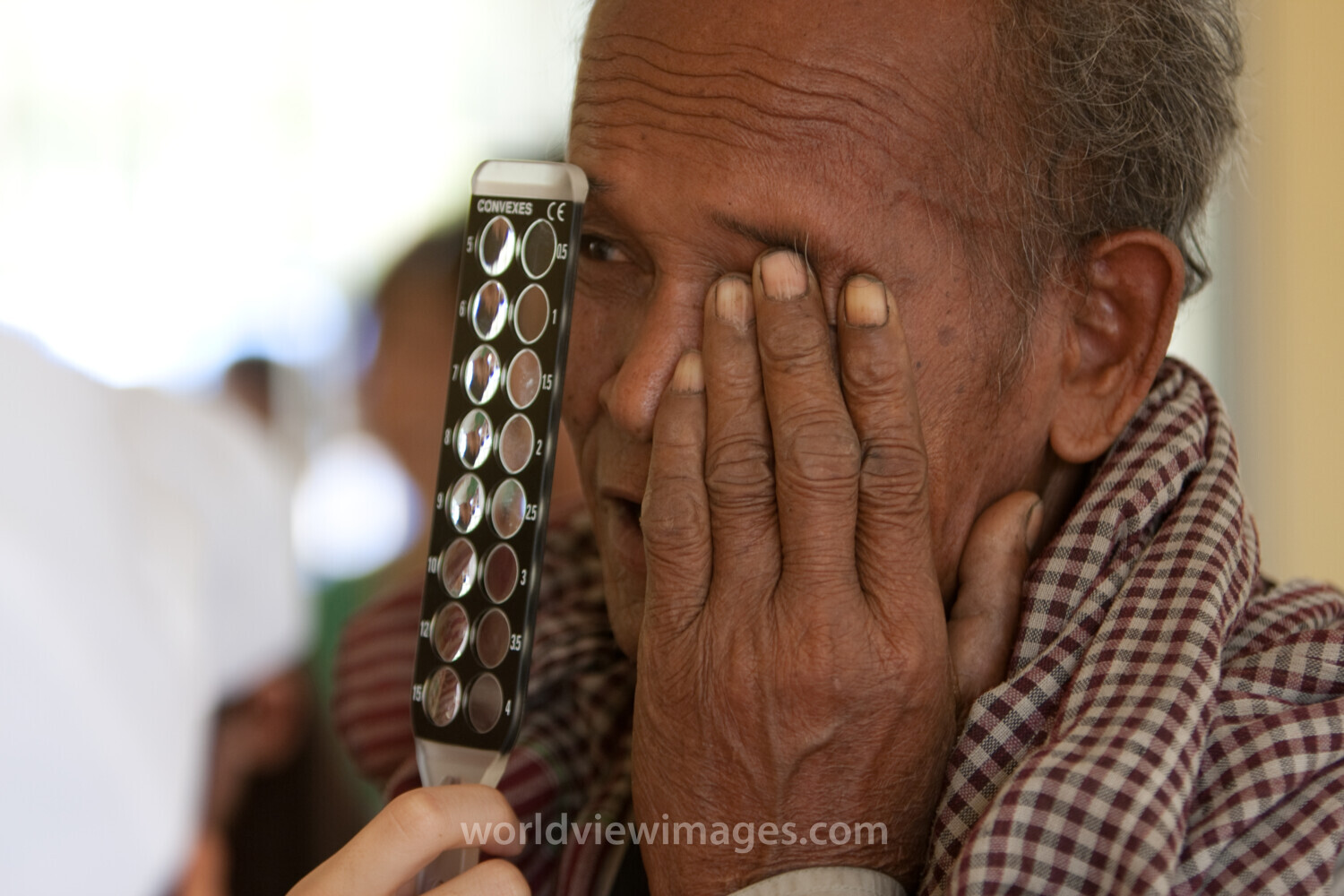 Eye Exam in Cambodia