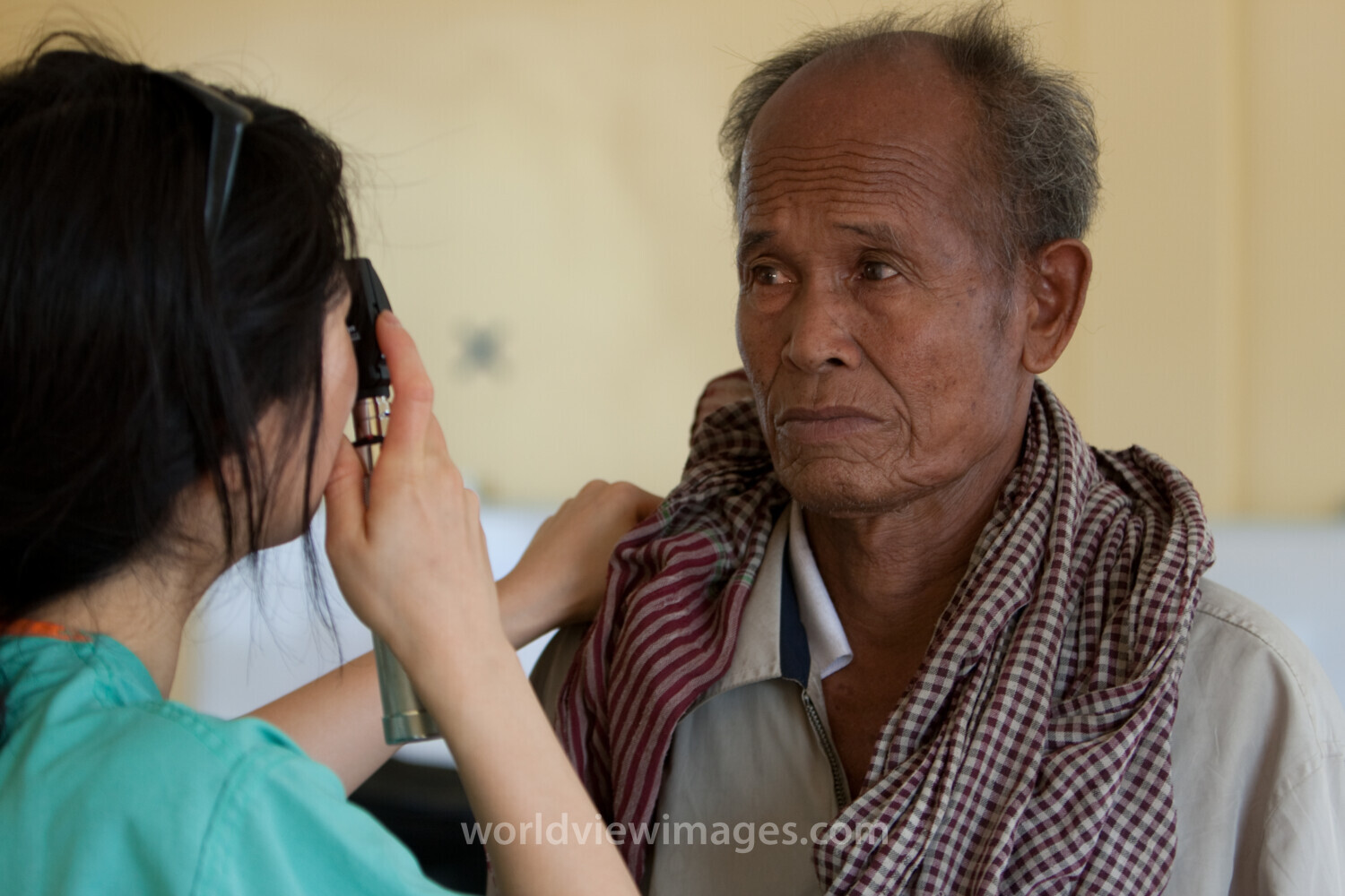Eye Exam in Cambodia