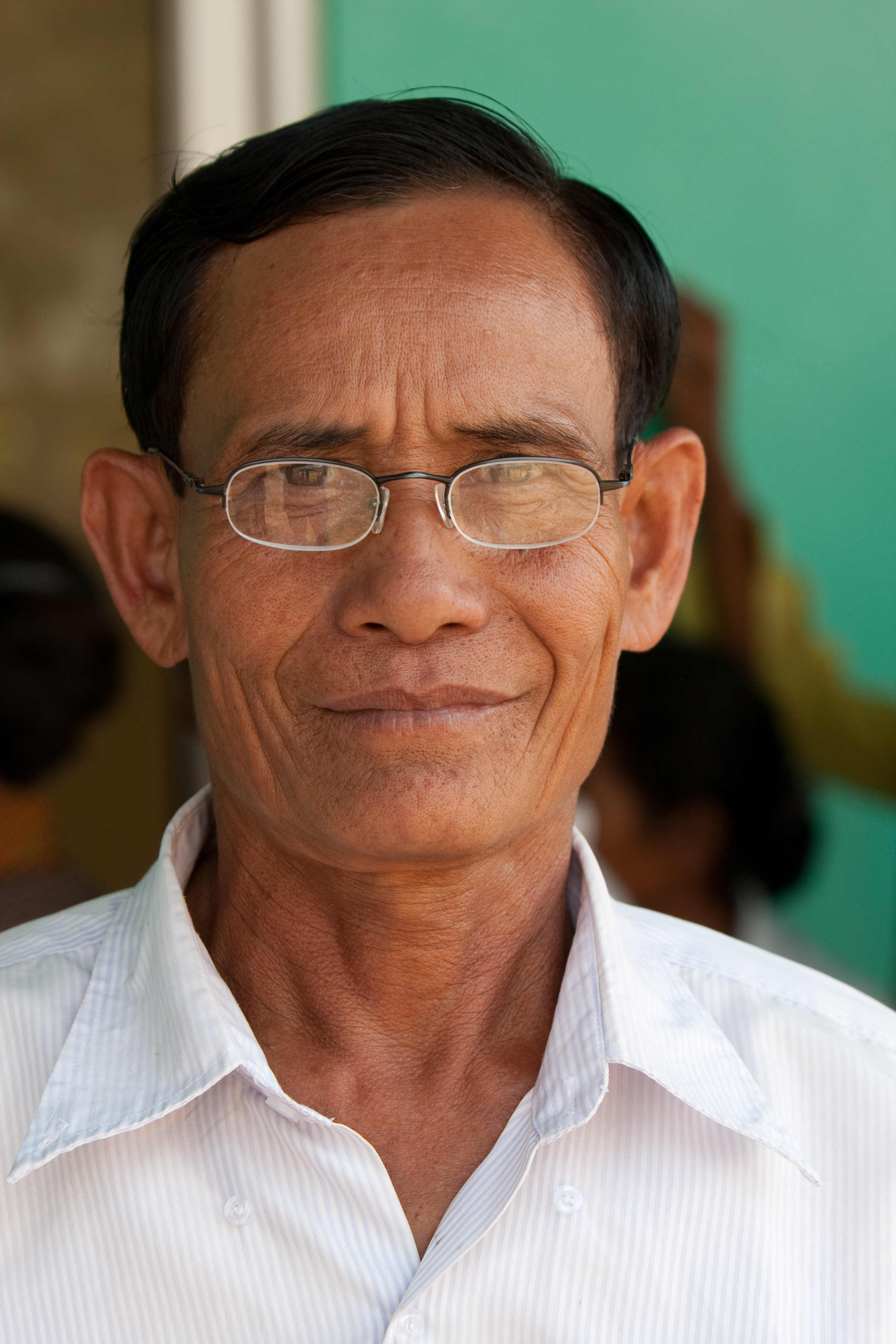 Getting New Glasses in cambodia