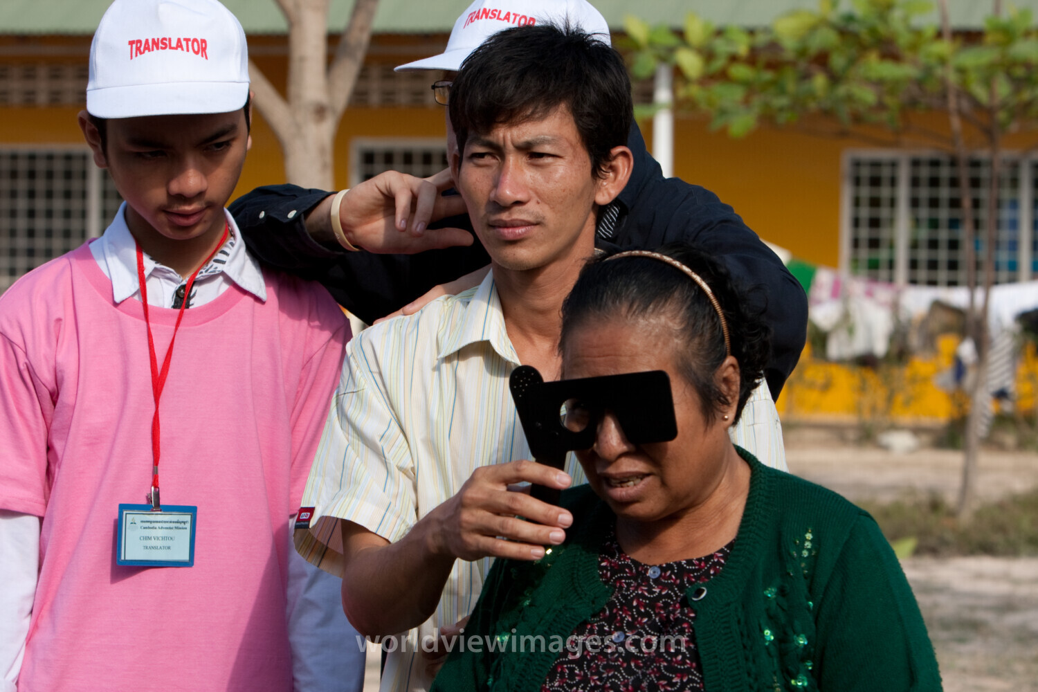 Eye Exam in Cambodia