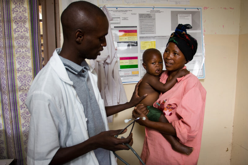 Visiting the Doctor in Rwanda — Stock image of hospital/clinic in Rwanda, Africa — Rwanda, Africa, health, hospital, sick