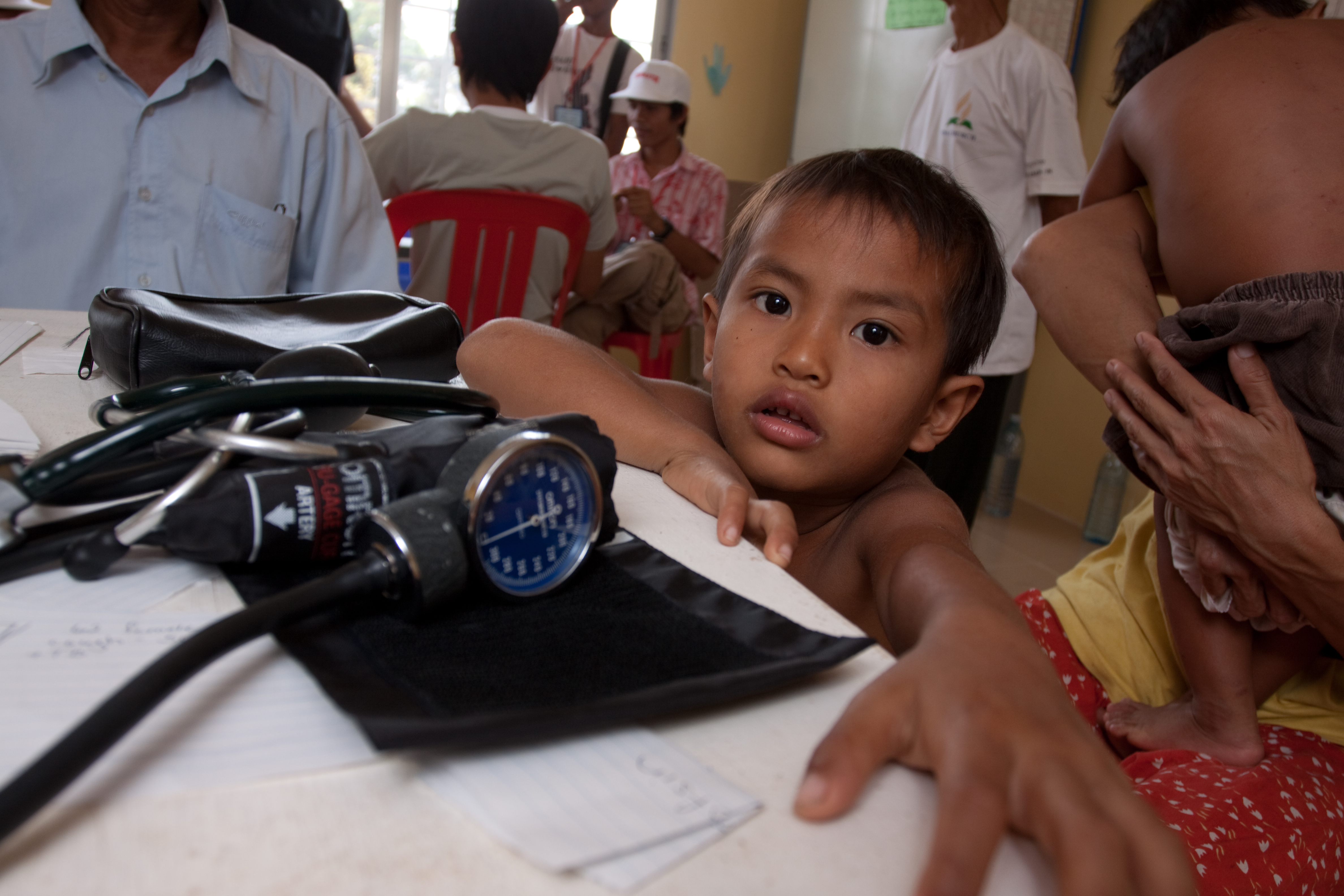 Stock Images of a Floating Village in Cambodia