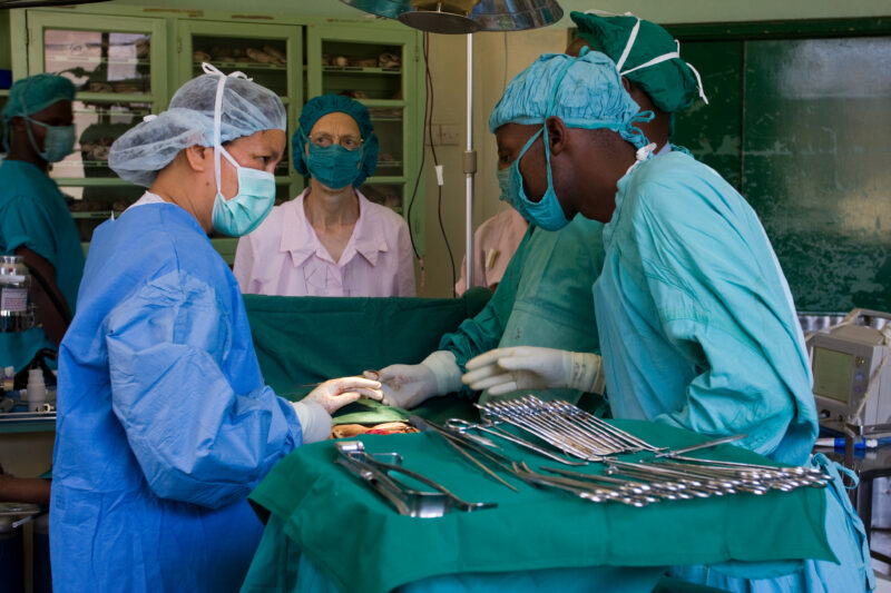 Surgery in Kenya — Stock Image of surgery at a hospital in Kenya, Africa — ADRA, AID, Africa, Assistance, hospital