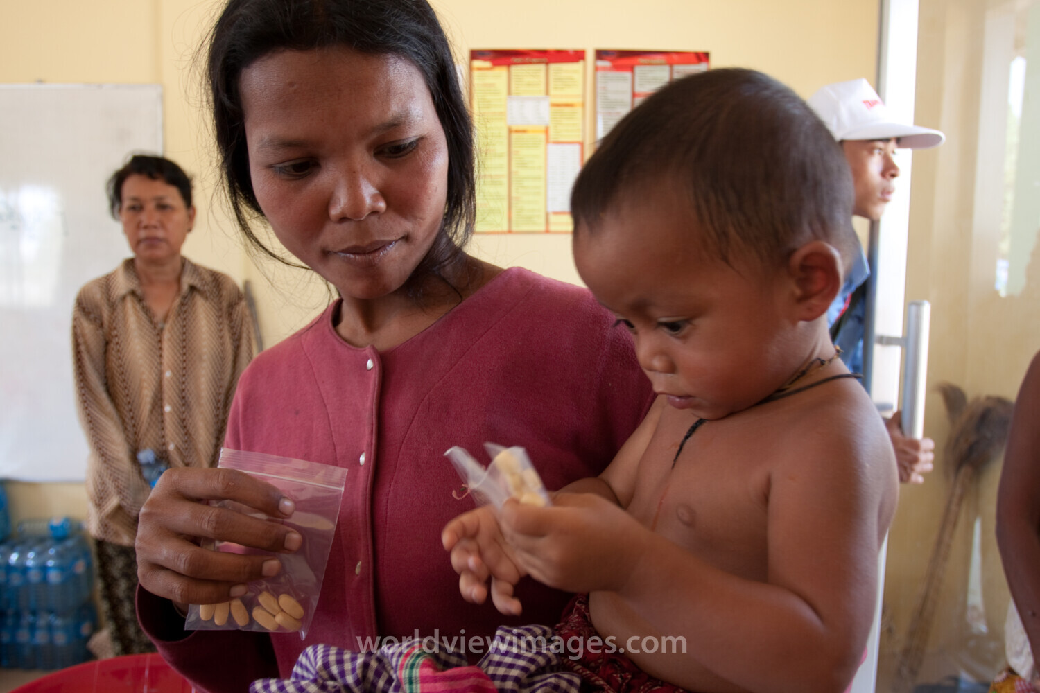 Stock Images of a Floating Village in Cambodia