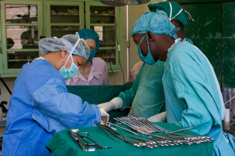 Surgery in Kenya — Stock Image of surgery at a hospital in Kenya, Africa — ADRA, AID, Africa, Assistance, hospital