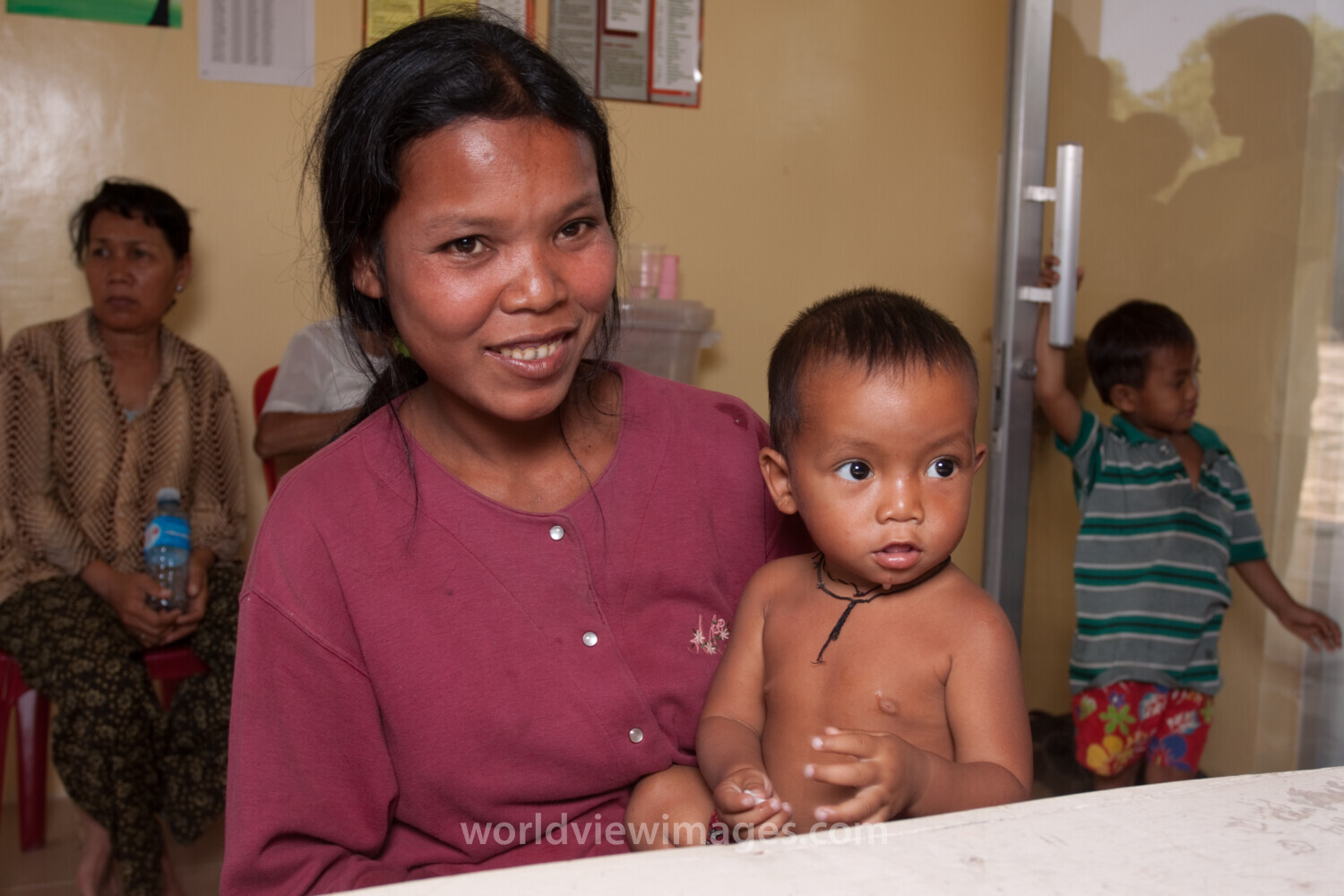 Stock Images of a Floating Village in Cambodia