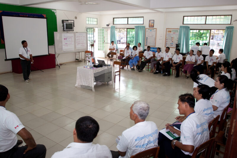 Training Educators about Tobacco Use — Stock Image of teachers taking training on Health Education about Tobacco use. — ADRA, Cambodia, Reflect, Health, Heal...