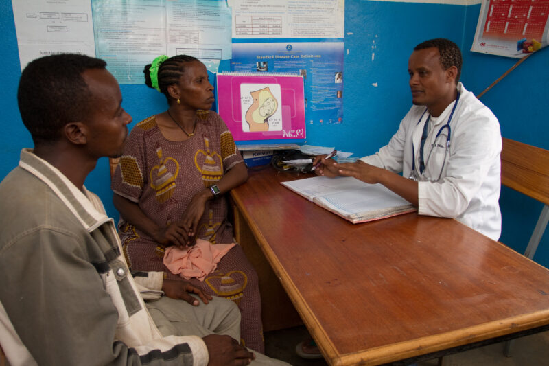 Maternity Checkup in Ethiopia — Visiting the doctor at a health clinic in rural Ethiopia — Ethiopia, Africa, African, Africans, Ethiopian