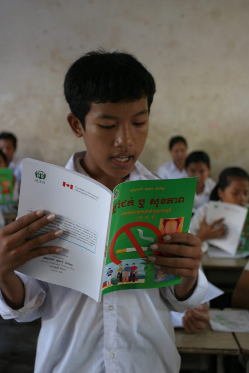 Tobacco Education in Cambodia — ADRA Cambodia takes on the giant tobacco industry in schools, bringing health education and the dangers of smoking to your he...