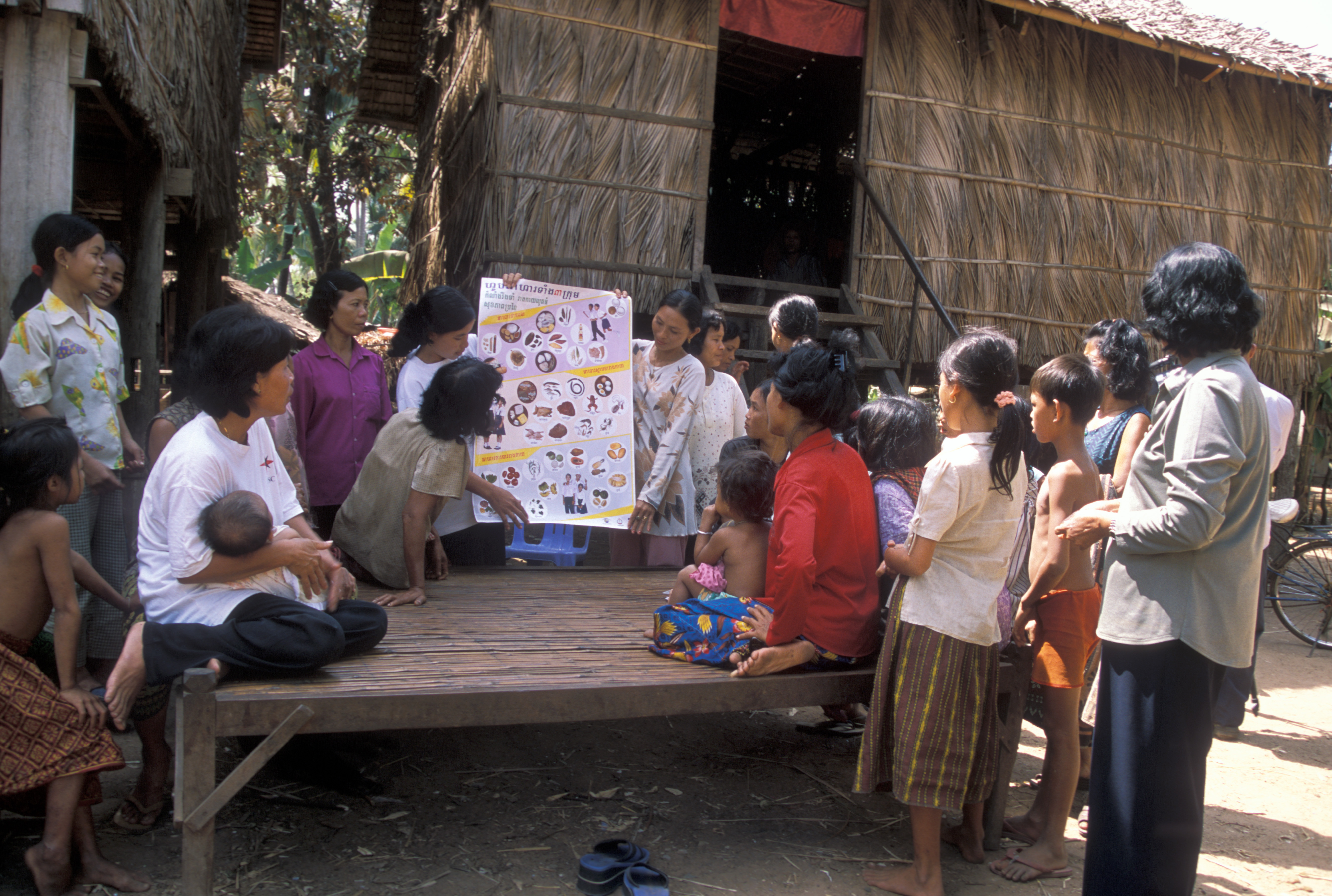 Health Training in Cambodian Village