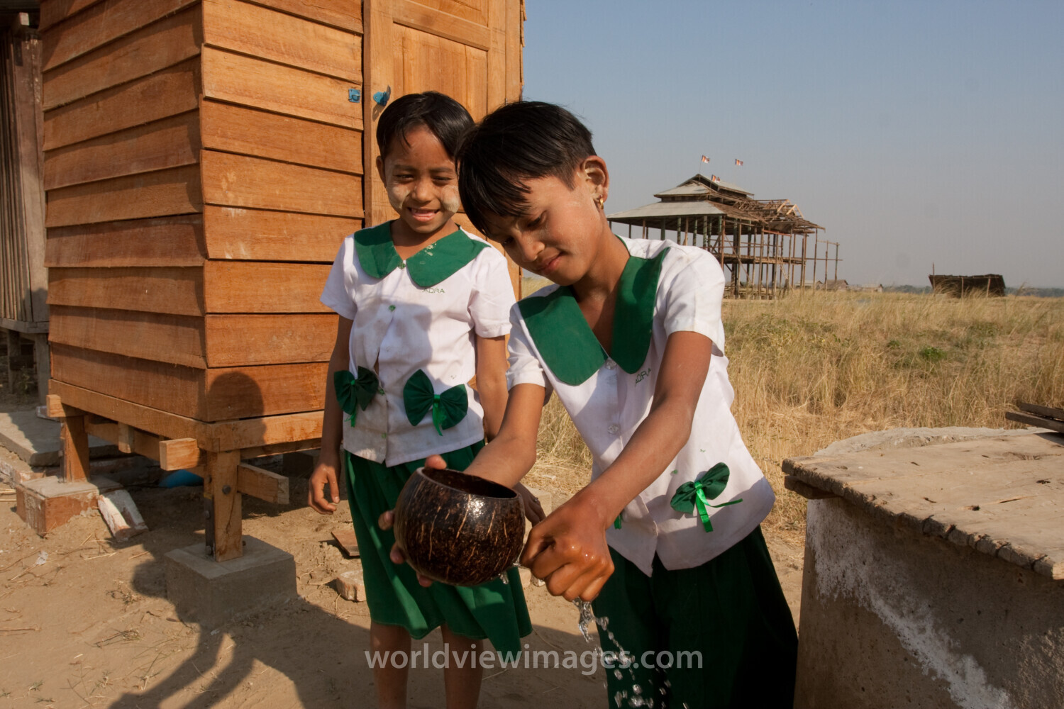 Toilets at School in Burma