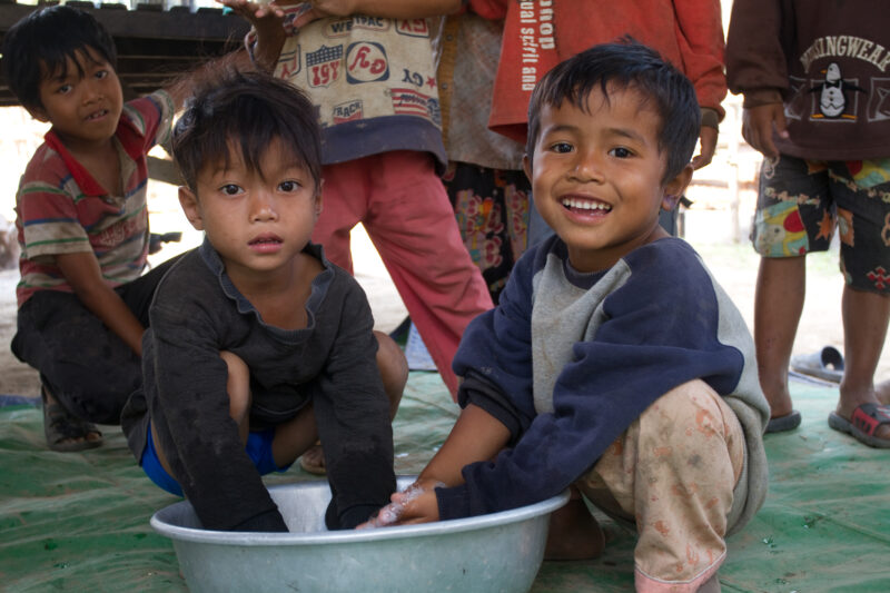 Washing Hands for Health in Cambodia — Children learn the importance of and get into the habit of washing their hands, in a program run by ADRA Cambodia for ...