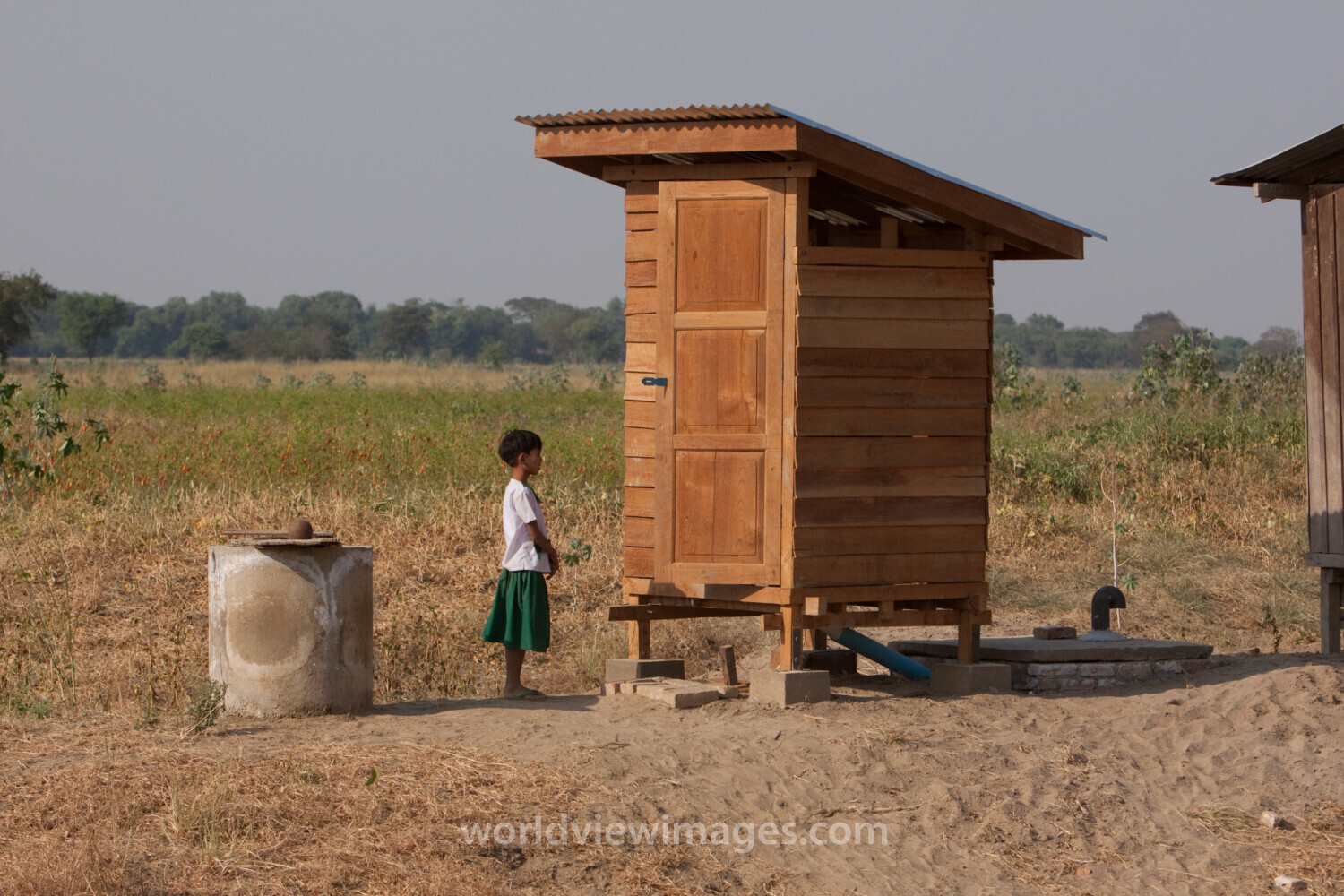 Toilets at School in Burma