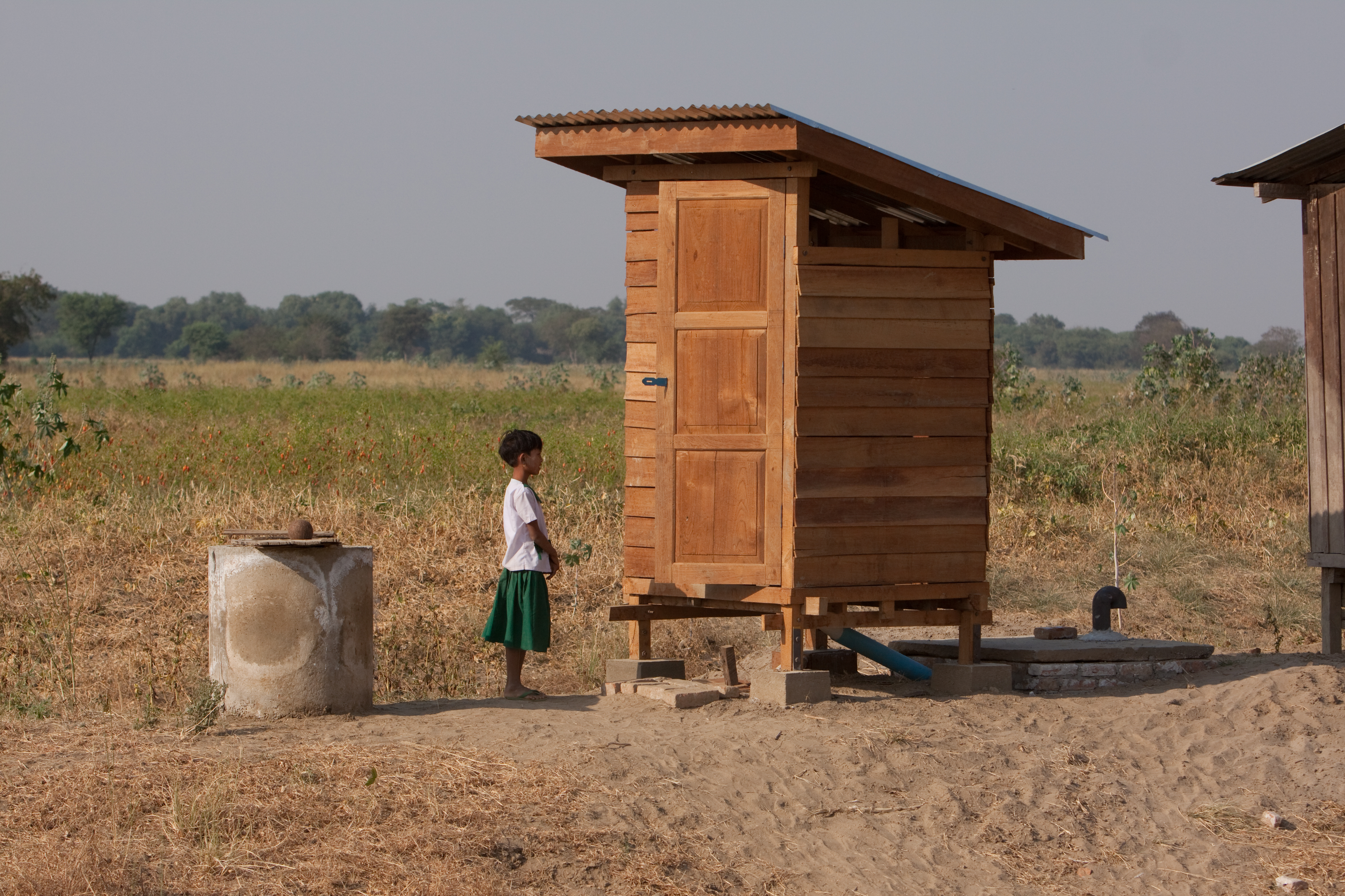 Toilets at School in Burma