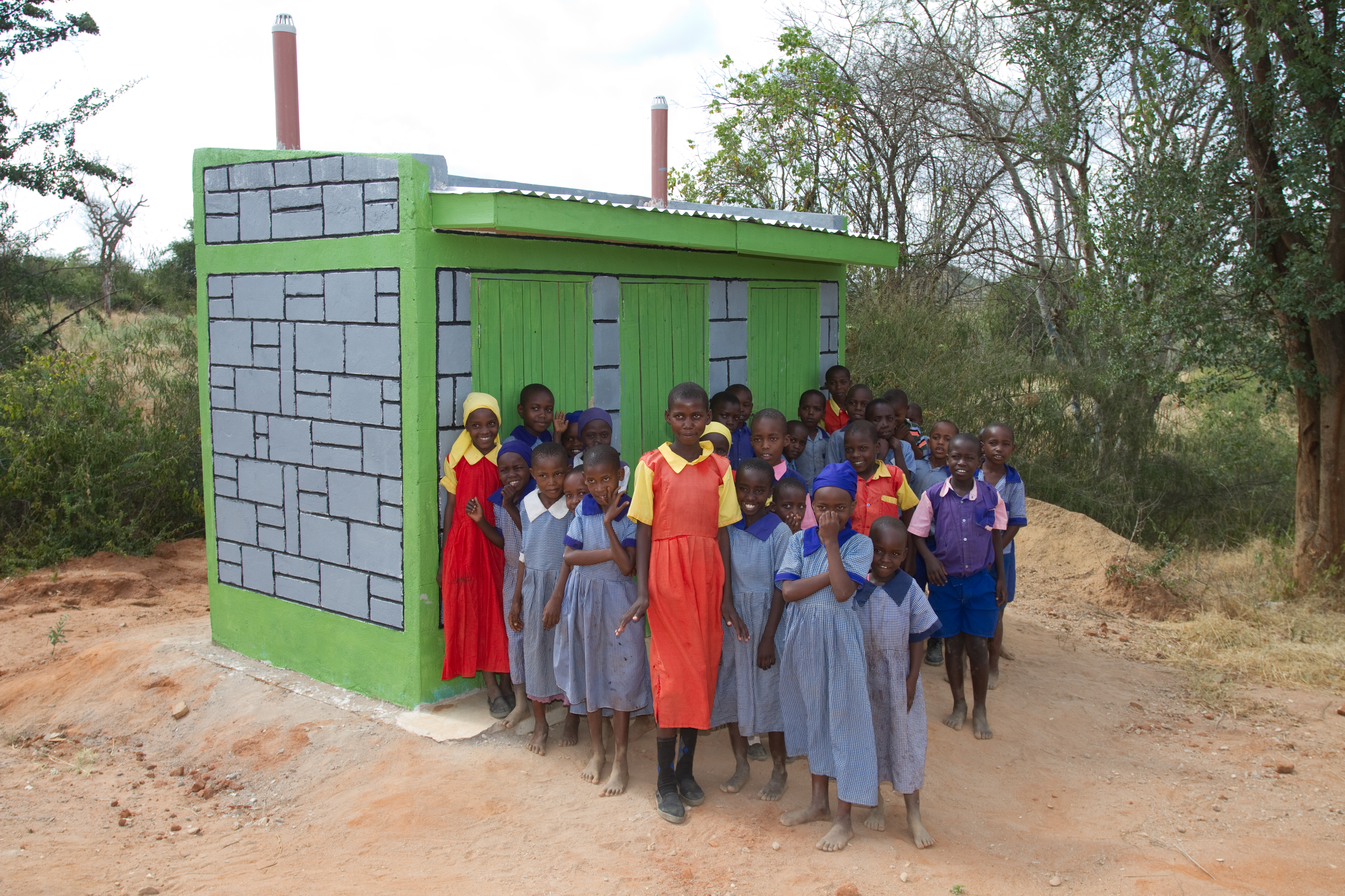 New Toilets for School in Kenya