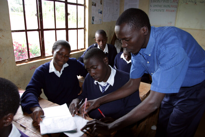 High School in Kenya — Orphaned by AIDS, these Students in Kenya are able to attend this Adventist school because of a scholarshipr program conducted by ADRA...