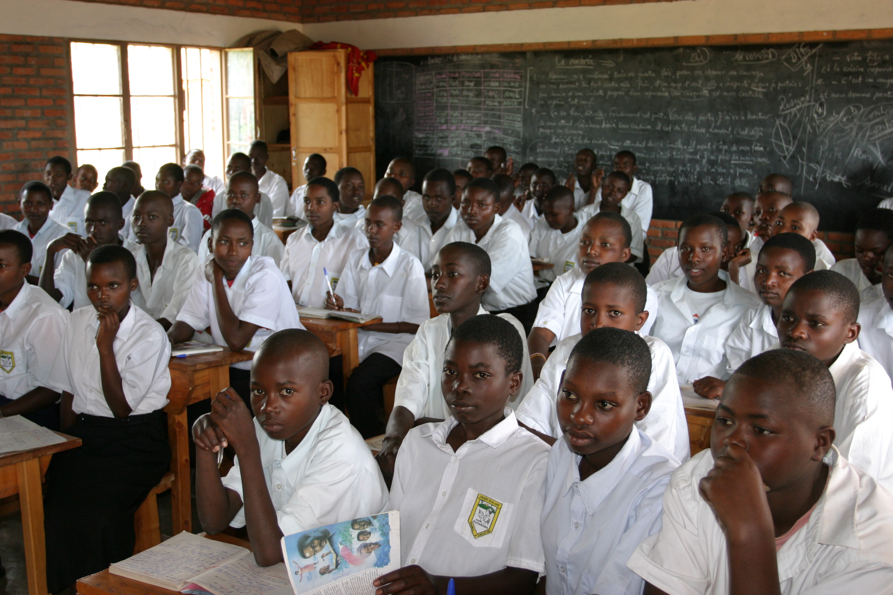 Students in Rwanda