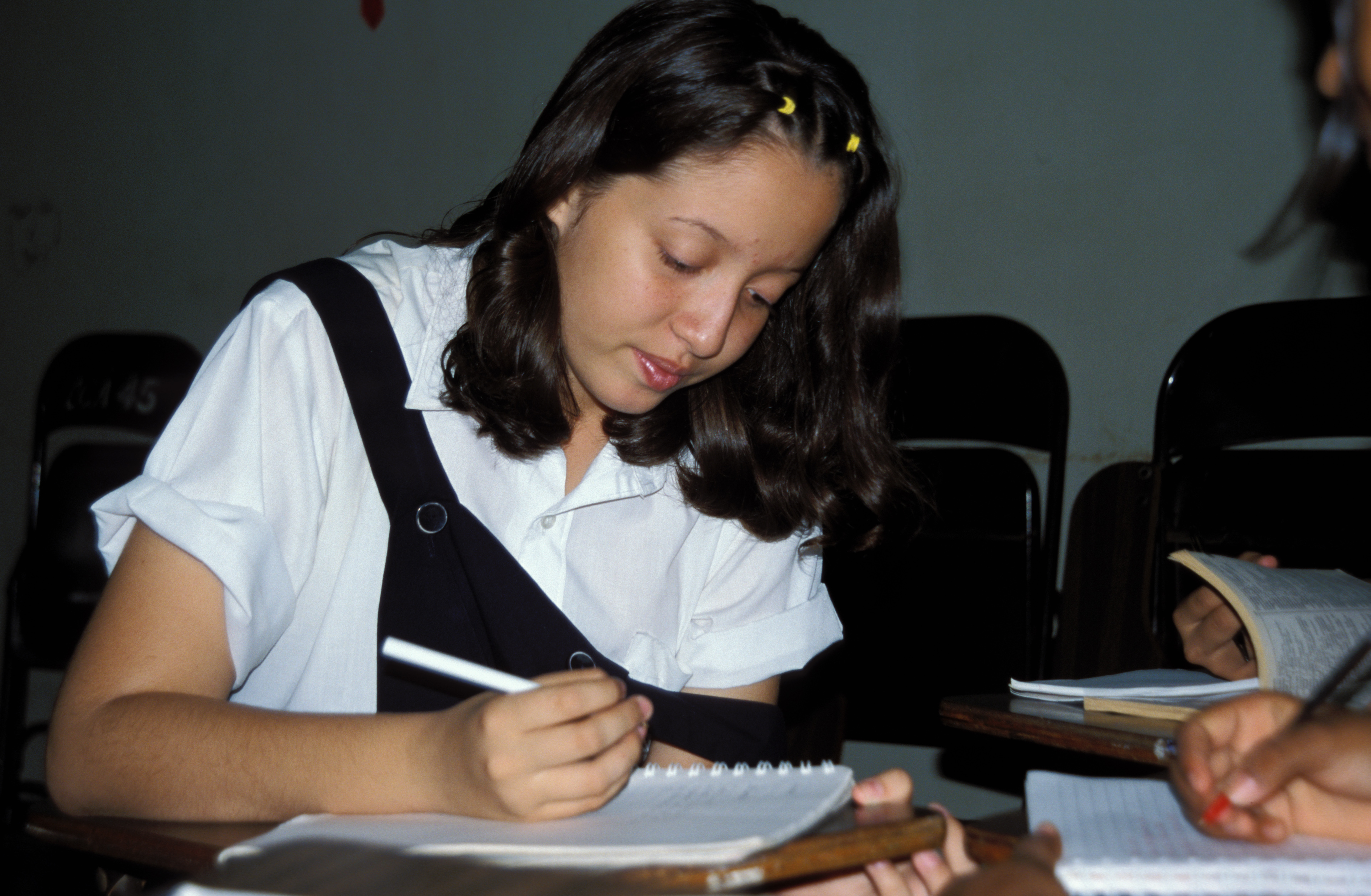 Girla at School in Mexico