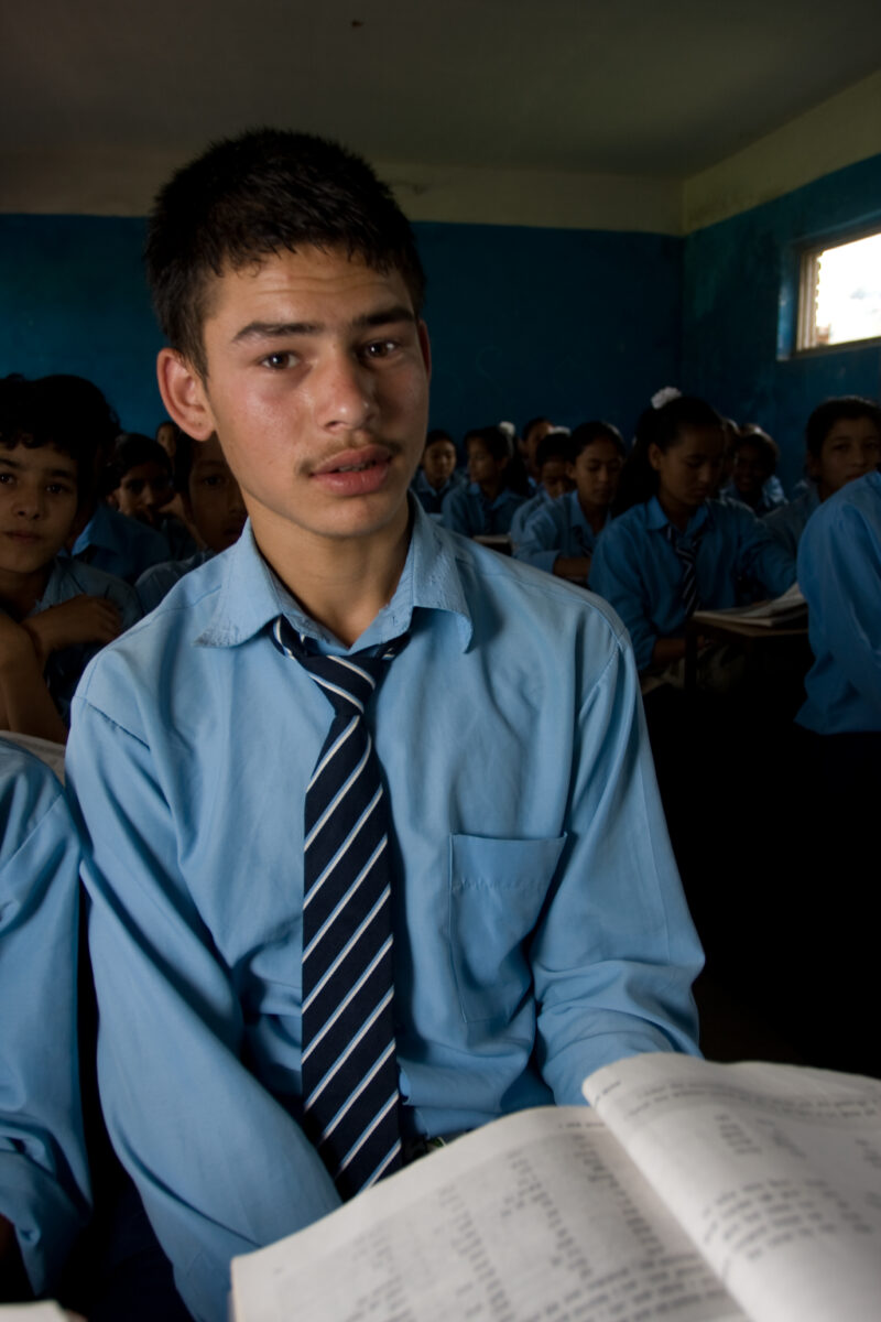 School in Nepal — Nepal, school, education, secondary, students