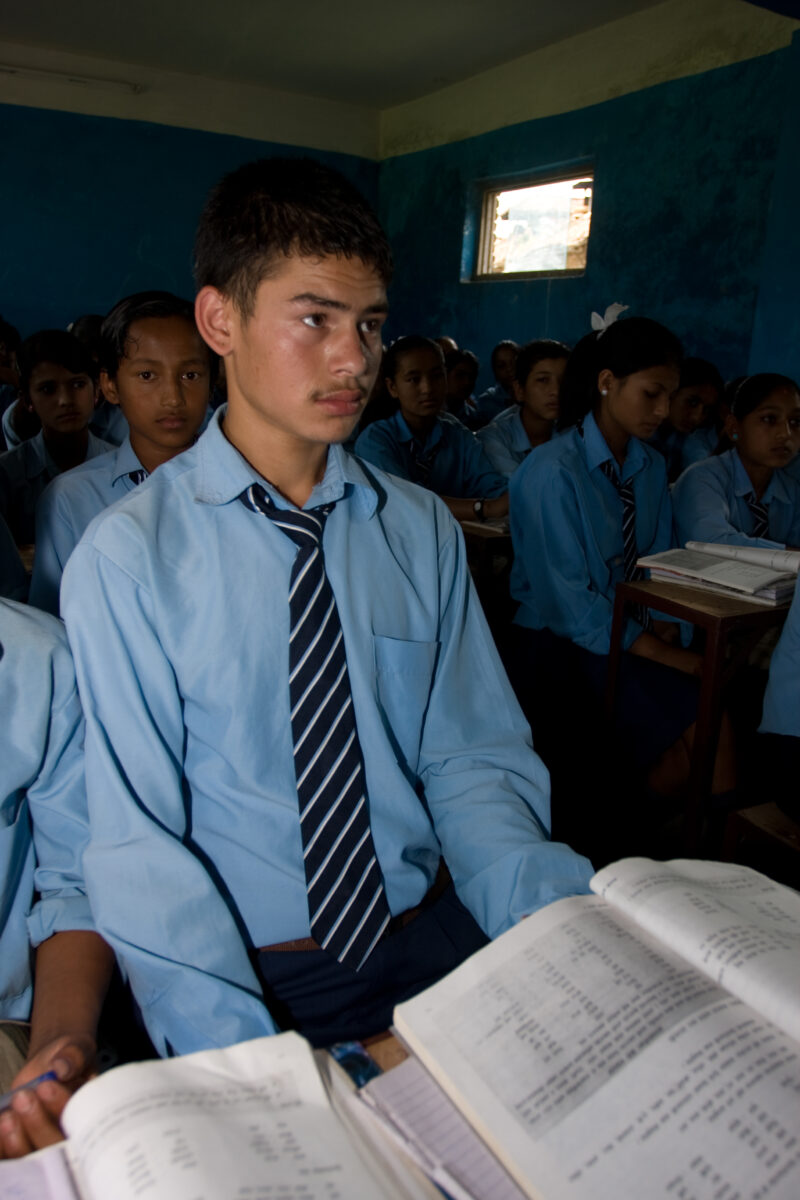 School in Nepal — Nepal, school, education, secondary, students