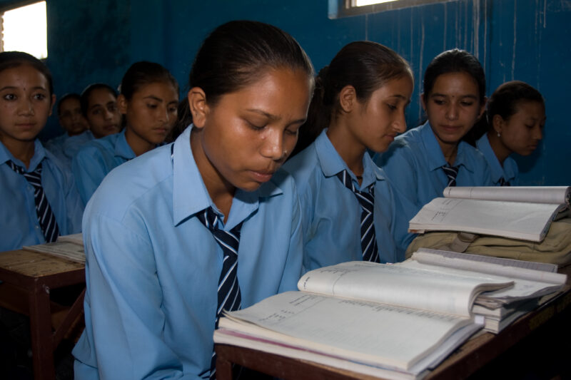 School in Nepal — Nepal, school, education, secondary, students