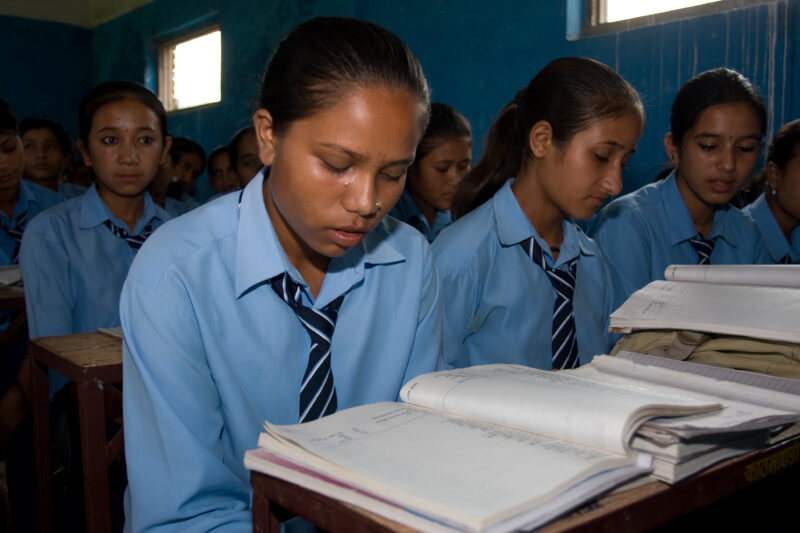 School in Nepal — Nepal, school, education, secondary, students