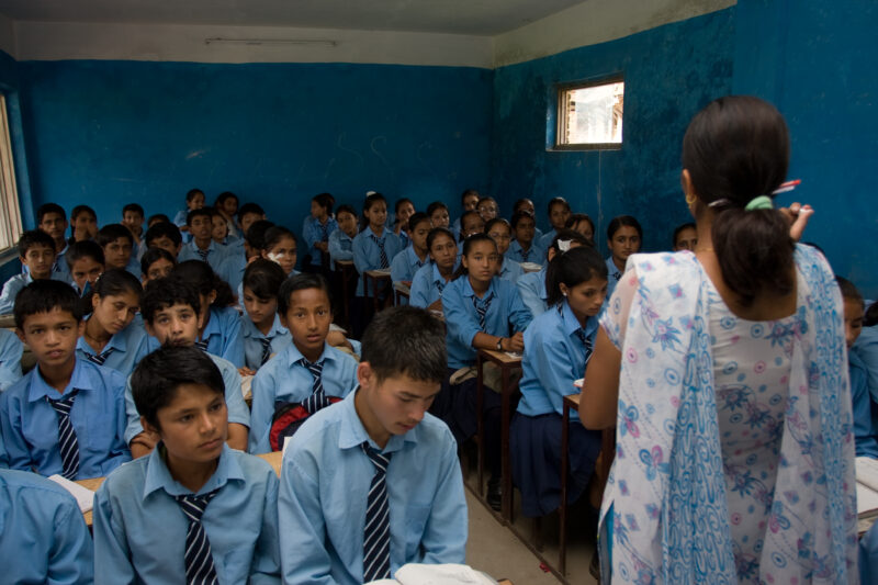School in Nepal — Nepal, school, education, secondary, students