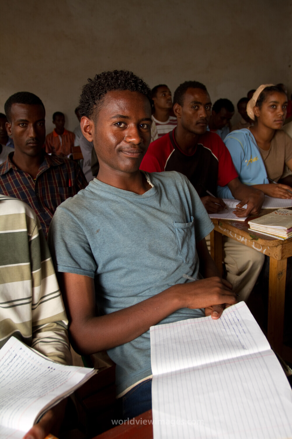 Students in Class In Ethiopia