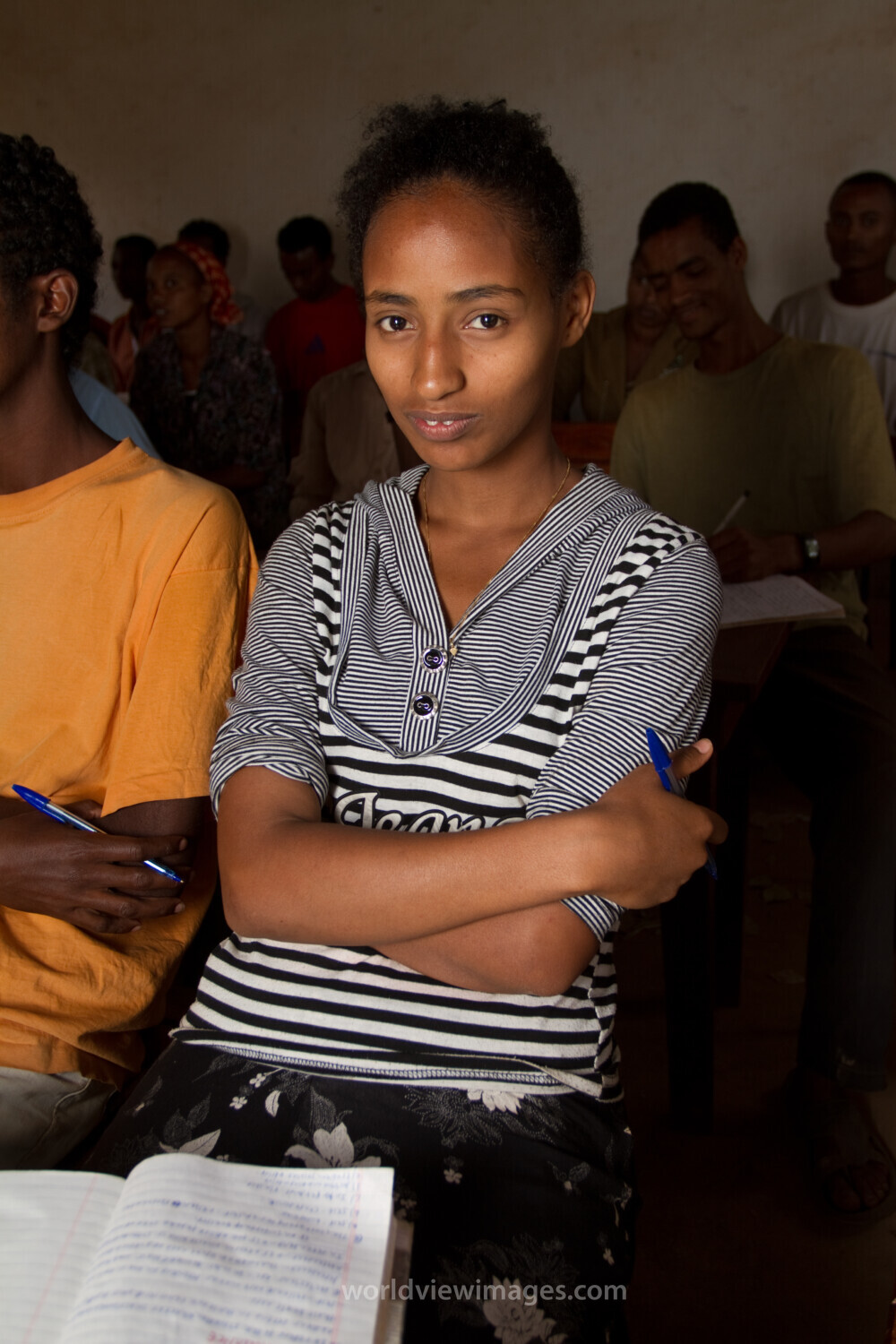 Students in Class In Ethiopia